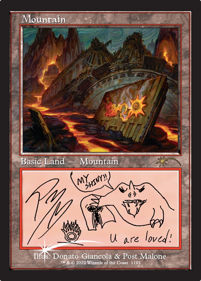 Mountain (1193) [Secret Lair Drop Series] MTG Single Magic: The Gathering | Red Claw Gaming