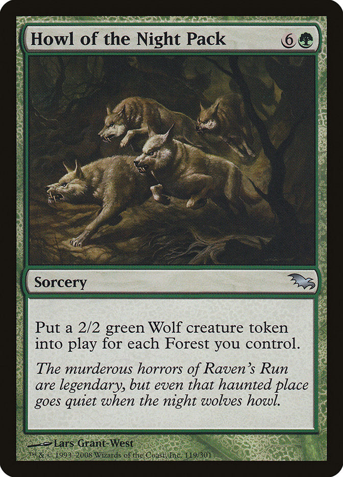 Howl of the Night Pack [Shadowmoor] MTG Single Magic: The Gathering | Red Claw Gaming