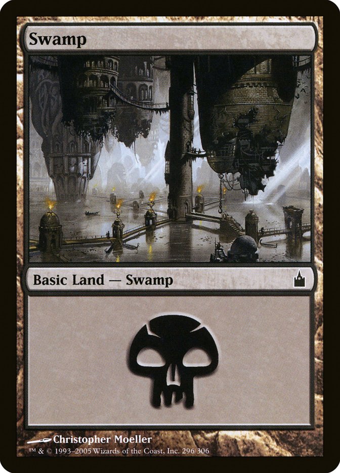 Swamp (296) [Ravnica: City of Guilds] MTG Single Magic: The Gathering | Red Claw Gaming