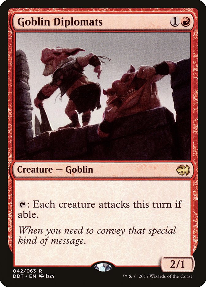 Goblin Diplomats [Duel Decks: Merfolk vs. Goblins] MTG Single Magic: The Gathering | Red Claw Gaming