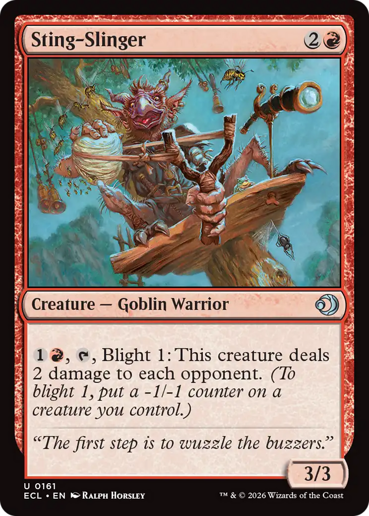 Sting-Slinger [Lorwyn Eclipsed] MTG Single Magic: The Gathering | Red Claw Gaming