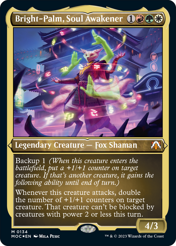 Bright-Palm, Soul Awakener (Display Commander) [March of the Machine Commander] MTG Single Magic: The Gathering | Red Claw Gaming