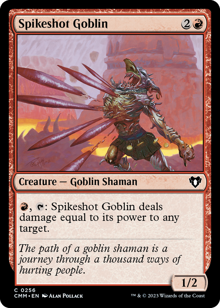 Spikeshot Goblin [Commander Masters] MTG Single Magic: The Gathering    | Red Claw Gaming