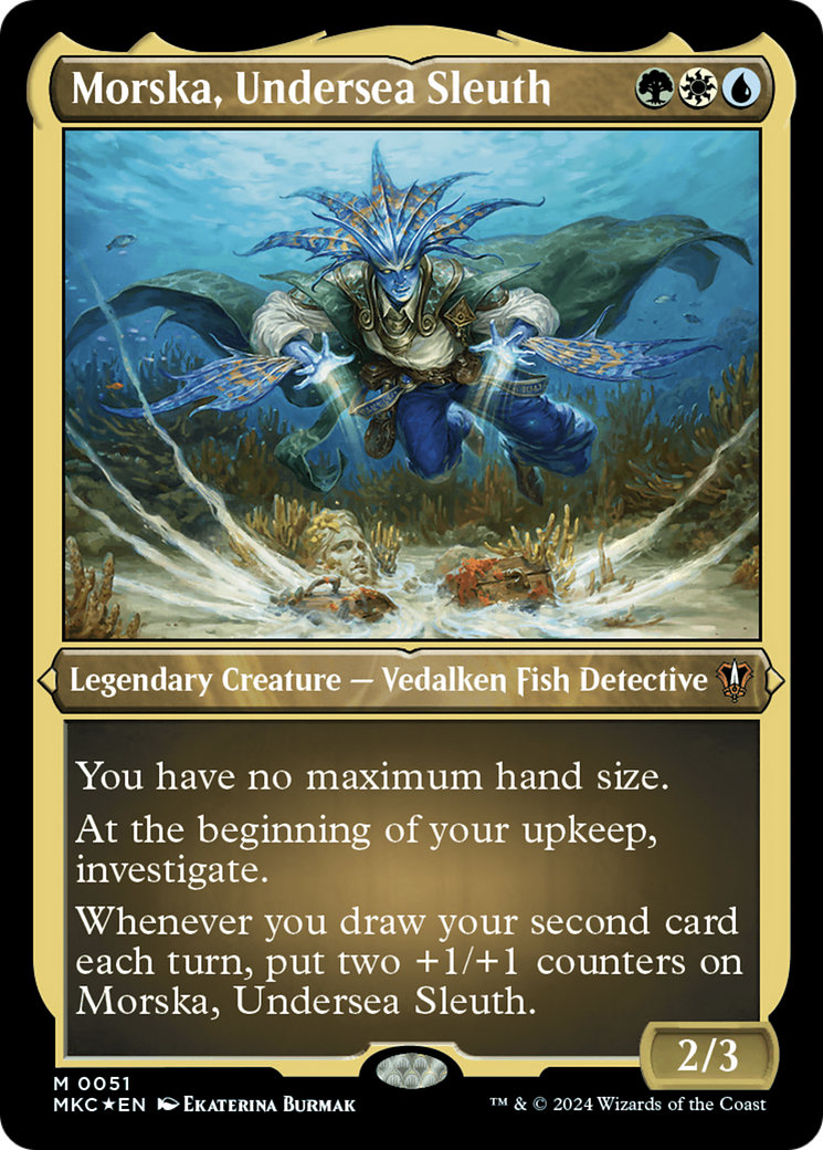Morska, Undersea Sleuth (Display Commander) [Murders at Karlov Manor Commander] MTG Single Magic: The Gathering | Red Claw Gaming