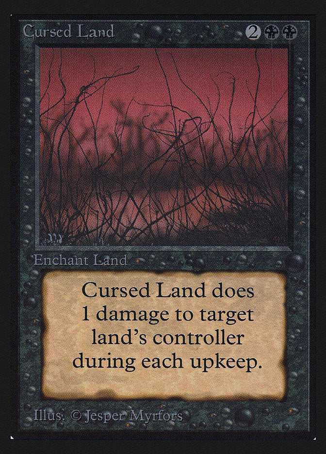 Cursed Land [International Collectors' Edition] MTG Single Magic: The Gathering | Red Claw Gaming