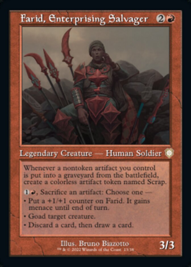 Farid, Enterprising Salvager (Retro) [The Brothers' War Commander] MTG Single Magic: The Gathering | Red Claw Gaming
