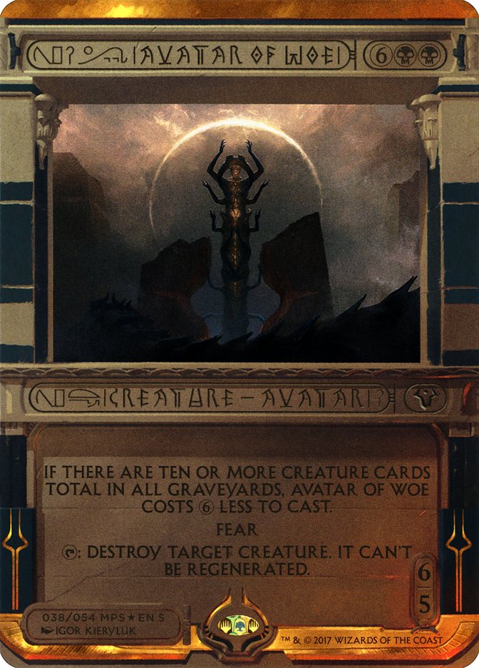 Avatar of Woe (Invocation) [Amonkhet Invocations] MTG Single Magic: The Gathering | Red Claw Gaming