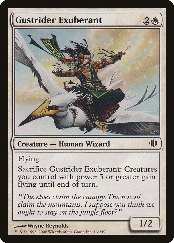 Gustrider Exuberant [Shards of Alara] MTG Single Magic: The Gathering | Red Claw Gaming