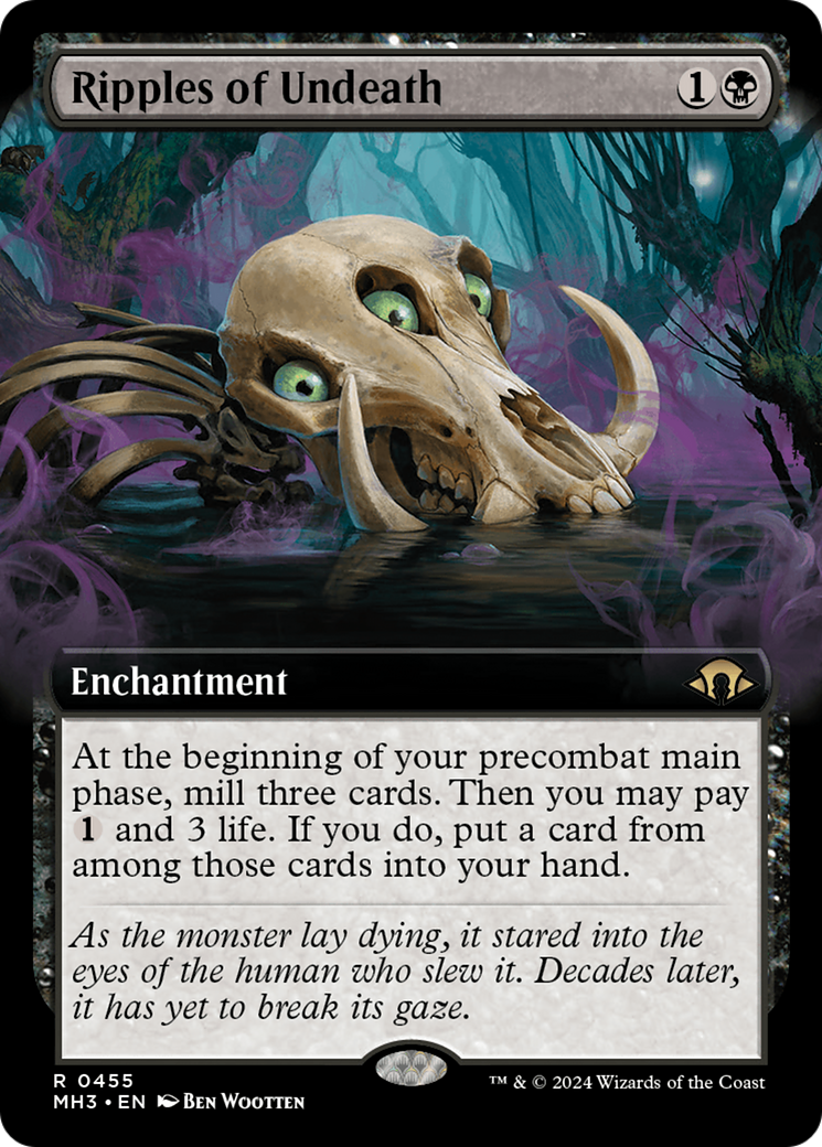 Ripples of Undeath (Extended Art) [Modern Horizons 3] MTG Single Magic: The Gathering    | Red Claw Gaming