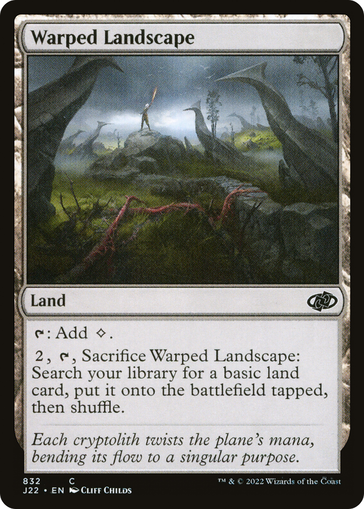 Warped Landscape [Jumpstart 2022] MTG Single Magic: The Gathering | Red Claw Gaming
