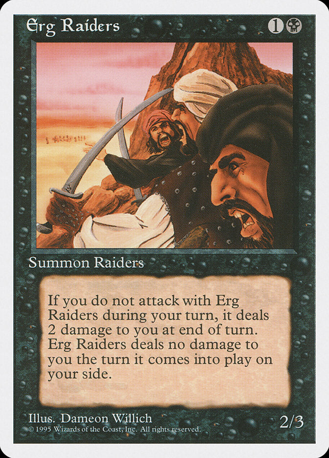 Erg Raiders [Fourth Edition] MTG Single Magic: The Gathering | Red Claw Gaming