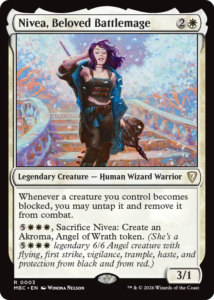 Nivea, Beloved Battlemage [Mystery Booster: Commander Edition] | Red Claw Gaming