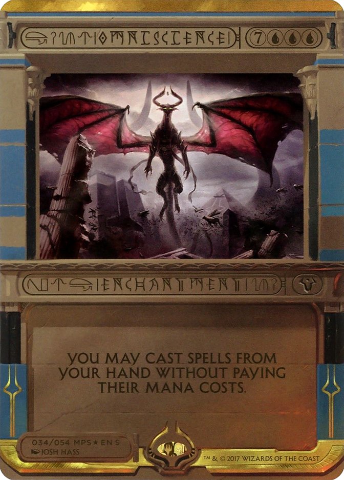 Omniscience (Invocation) [Amonkhet Invocations] MTG Single Magic: The Gathering | Red Claw Gaming
