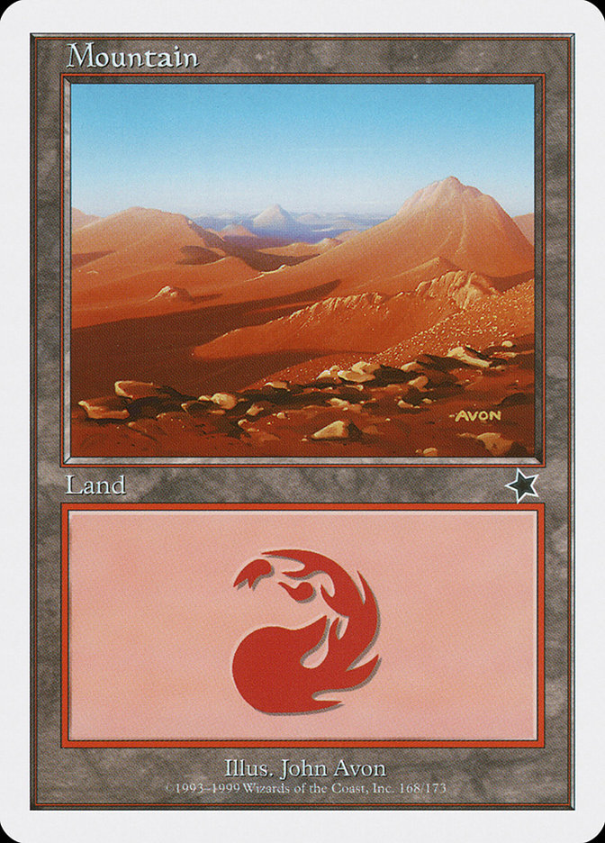 Mountain (168) [Starter 1999] MTG Single Magic: The Gathering | Red Claw Gaming