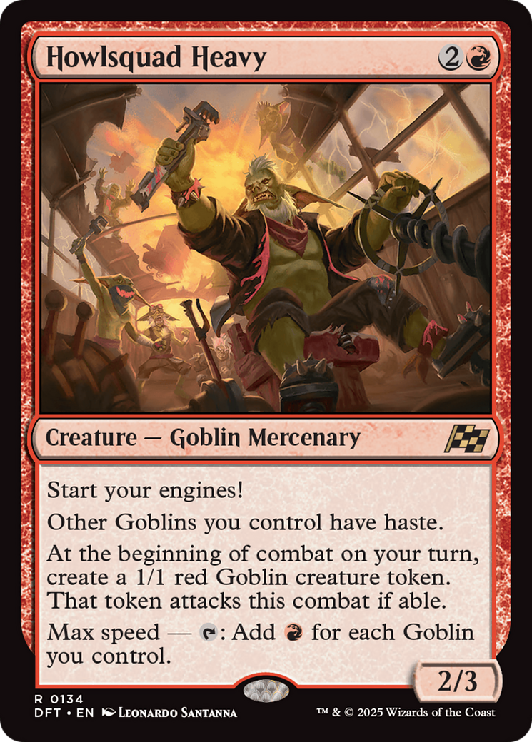 Howlsquad Heavy [Aetherdrift] MTG Single Magic: The Gathering | Red Claw Gaming