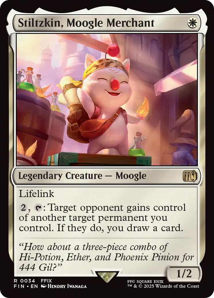Stiltzkin, Moogle Merchant [FINAL FANTASY] MTG Single Magic: The Gathering | Red Claw Gaming