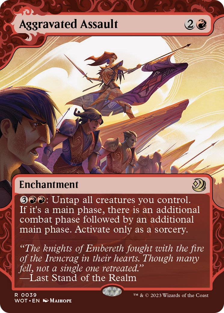Aggravated Assault [Wilds of Eldraine: Enchanting Tales] MTG Single Magic: The Gathering | Red Claw Gaming