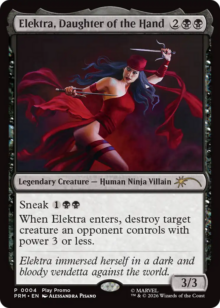 Elektra, Daughter of the Hand [Standard Showdown Promos] | Red Claw Gaming