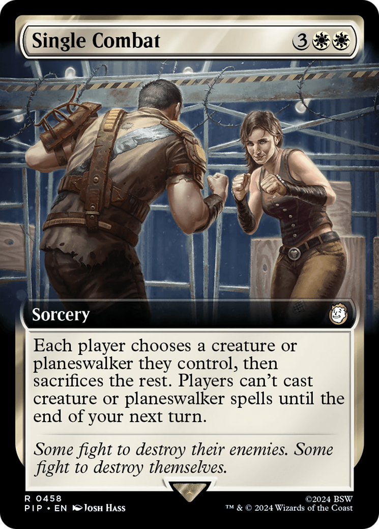 Single Combat (Extended Art) [Fallout] MTG Single Magic: The Gathering | Red Claw Gaming