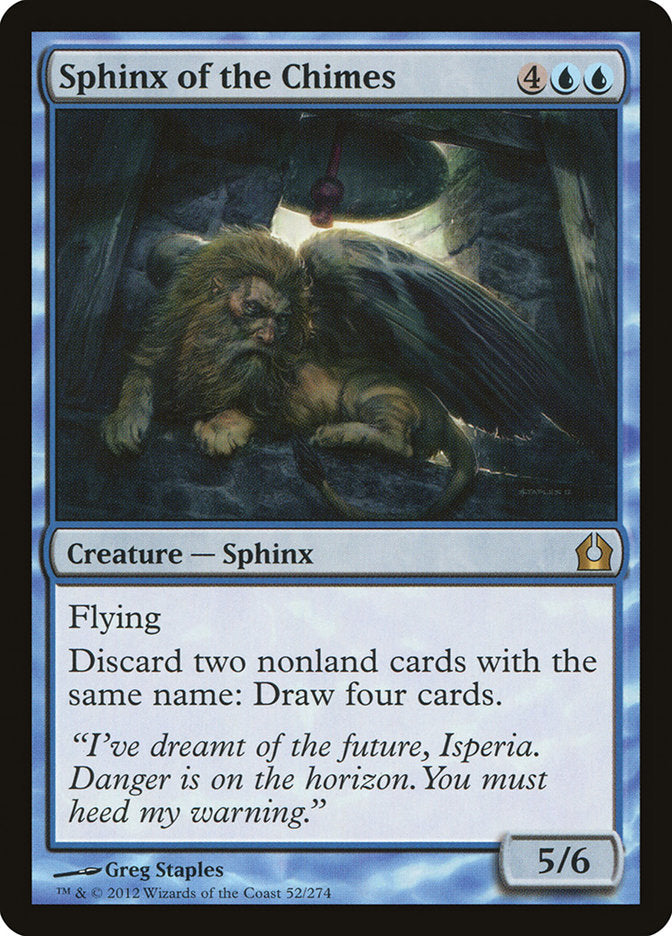 Sphinx of the Chimes [Return to Ravnica] MTG Single Magic: The Gathering | Red Claw Gaming