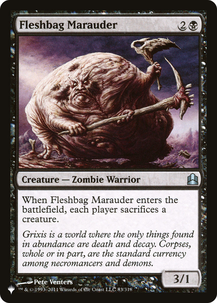 Fleshbag Marauder [The List] MTG Single Magic: The Gathering | Red Claw Gaming