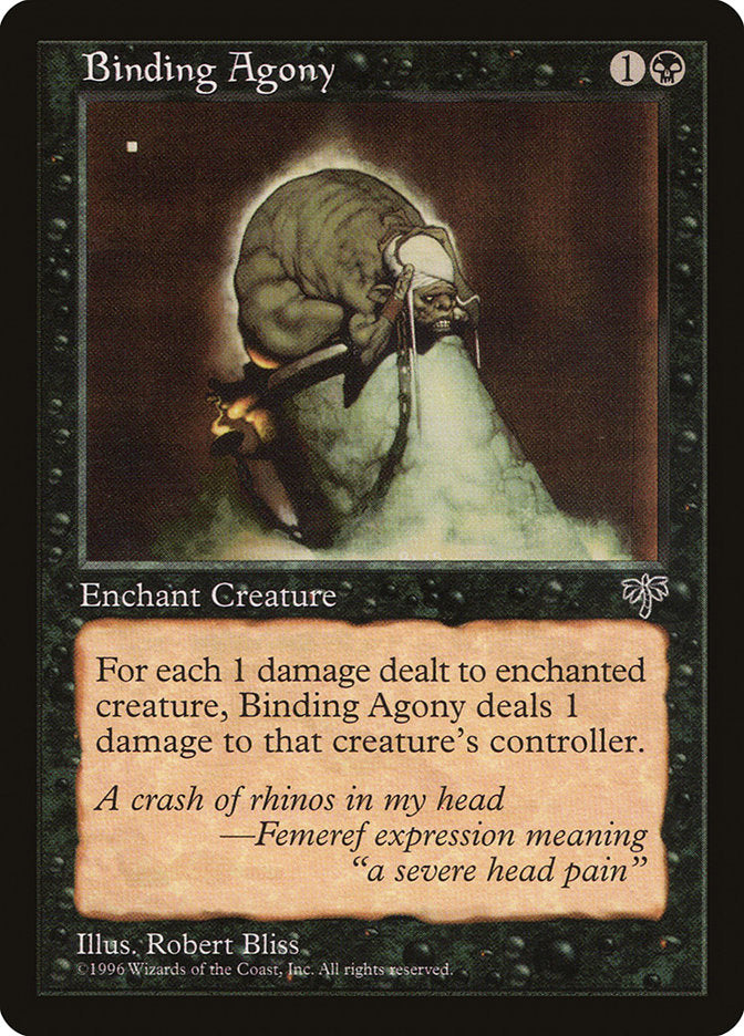 Binding Agony [Mirage] MTG Single Magic: The Gathering | Red Claw Gaming