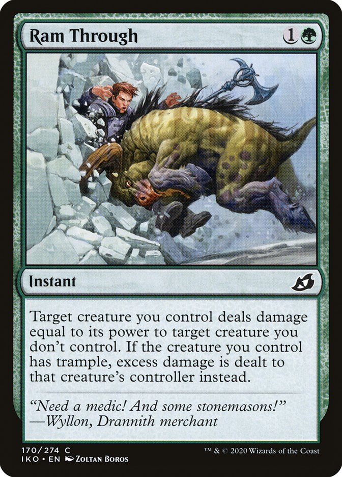 Ram Through [Ikoria: Lair of Behemoths] MTG Single Magic: The Gathering | Red Claw Gaming