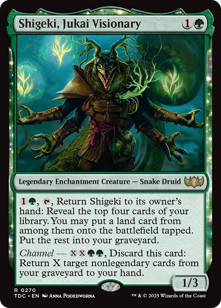 Shigeki, Jukai Visionary [Tarkir: Dragonstorm Commander] MTG Single Magic: The Gathering | Red Claw Gaming