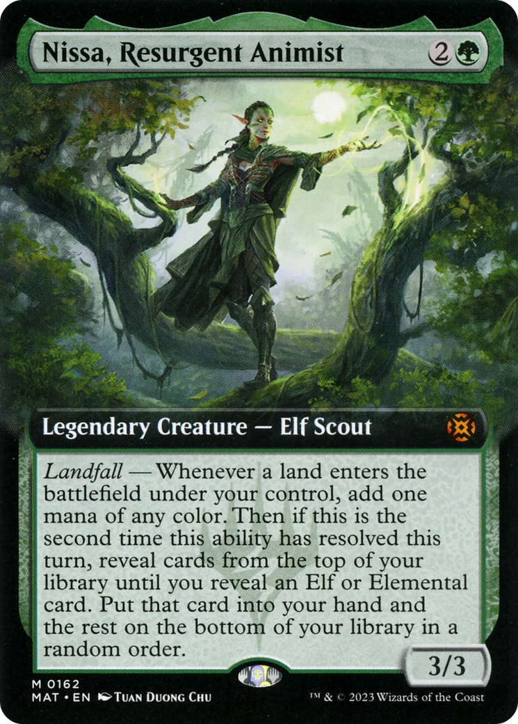 Nissa, Resurgent Animist (Extended Art) [March of the Machine: The Aftermath] MTG Single Magic: The Gathering | Red Claw Gaming