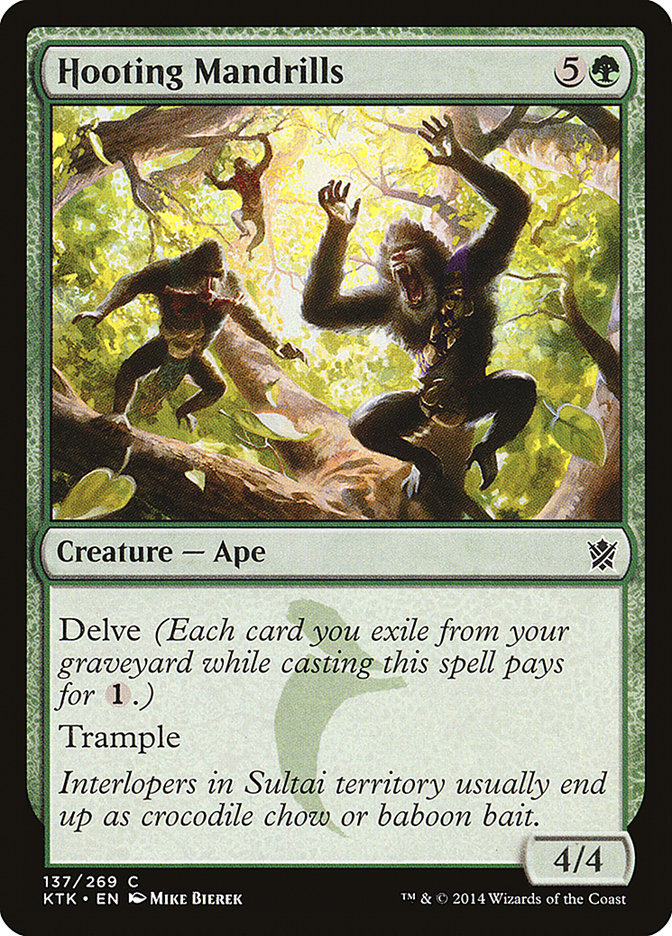 Hooting Mandrills [Khans of Tarkir] MTG Single Magic: The Gathering | Red Claw Gaming