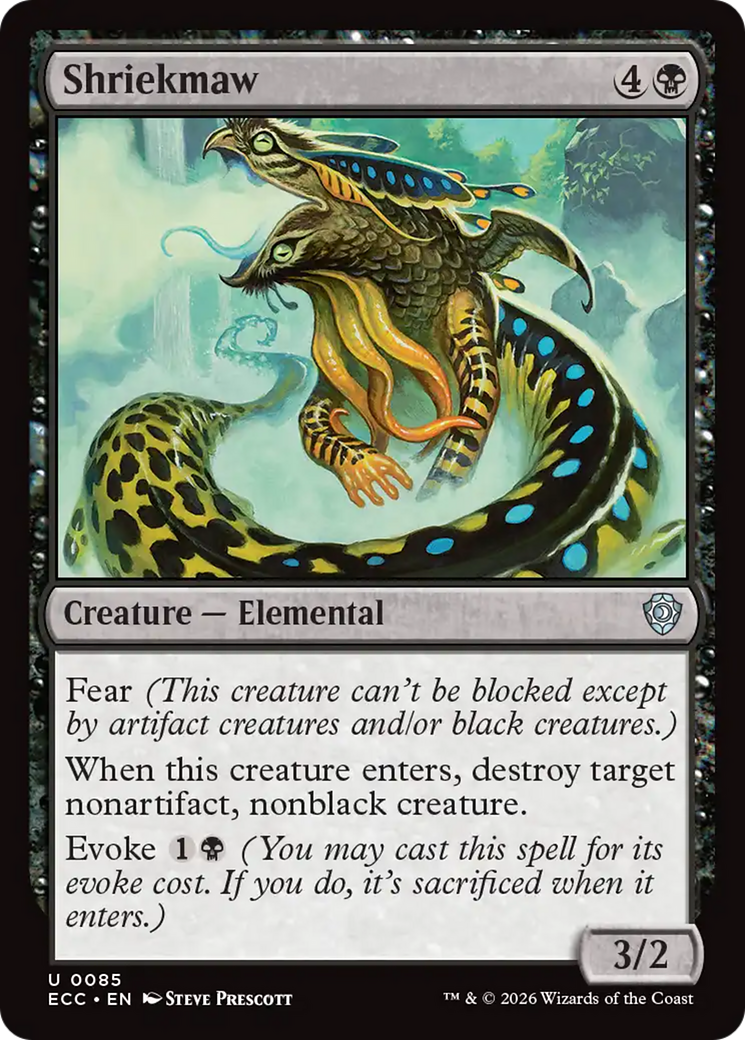 Shriekmaw [Lorwyn Eclipsed Commander] MTG Single Magic: The Gathering | Red Claw Gaming