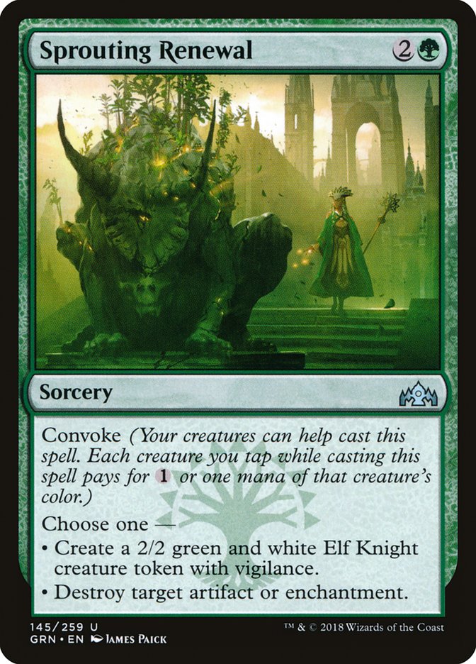 Sprouting Renewal [Guilds of Ravnica] MTG Single Magic: The Gathering | Red Claw Gaming