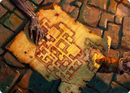Dungeon Map Art Card [Dungeons & Dragons: Adventures in the Forgotten Realms Art Series] MTG Single Magic: The Gathering | Red Claw Gaming