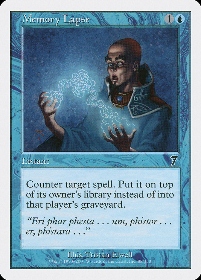 Memory Lapse [Seventh Edition] MTG Single Magic: The Gathering | Red Claw Gaming