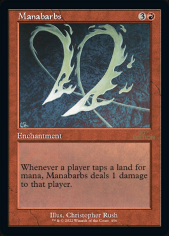 Manabarbs (Retro) [30th Anniversary Edition] MTG Single Magic: The Gathering | Red Claw Gaming