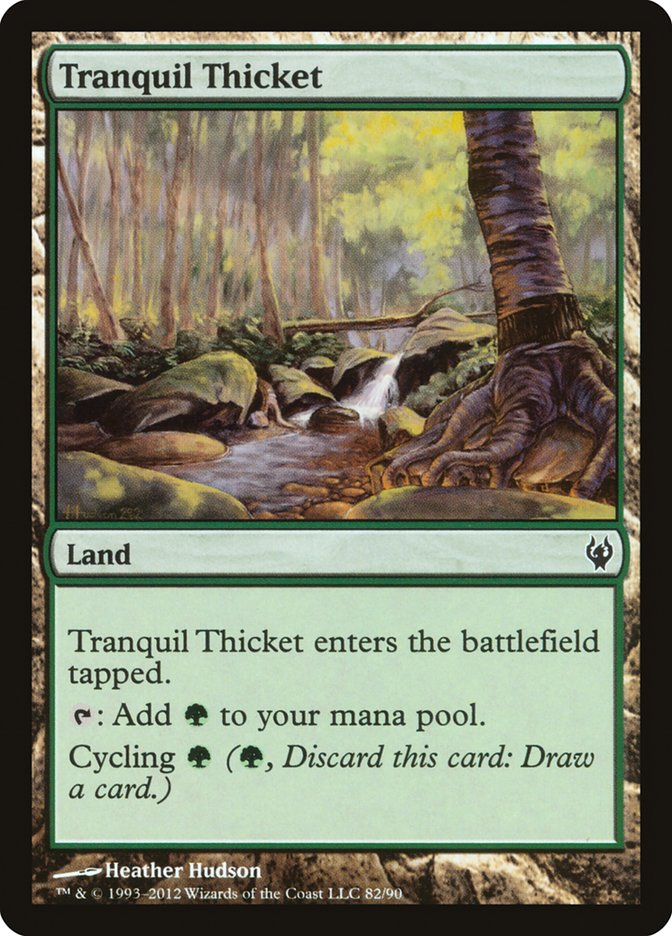 Tranquil Thicket [Duel Decks: Izzet vs. Golgari] MTG Single Magic: The Gathering | Red Claw Gaming