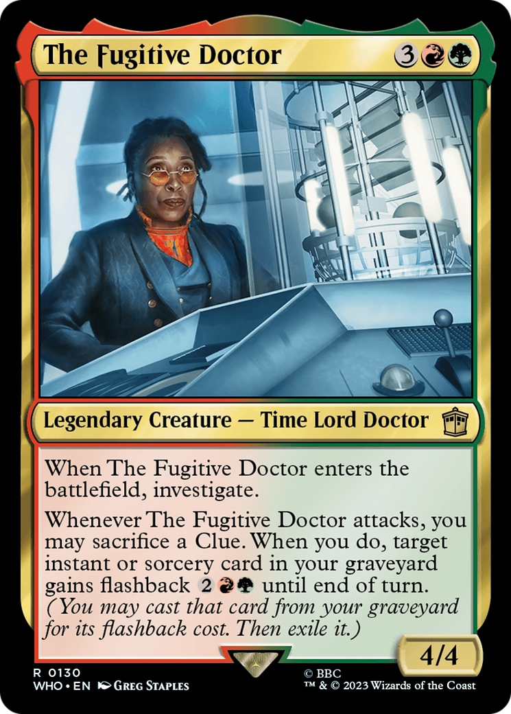The Fugitive Doctor [Doctor Who] MTG Single Magic: The Gathering    | Red Claw Gaming