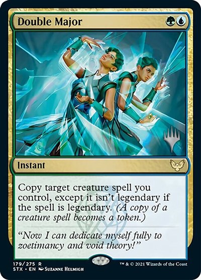 Double Major (Promo Pack) [Strixhaven: School of Mages Promos] MTG Single Magic: The Gathering | Red Claw Gaming