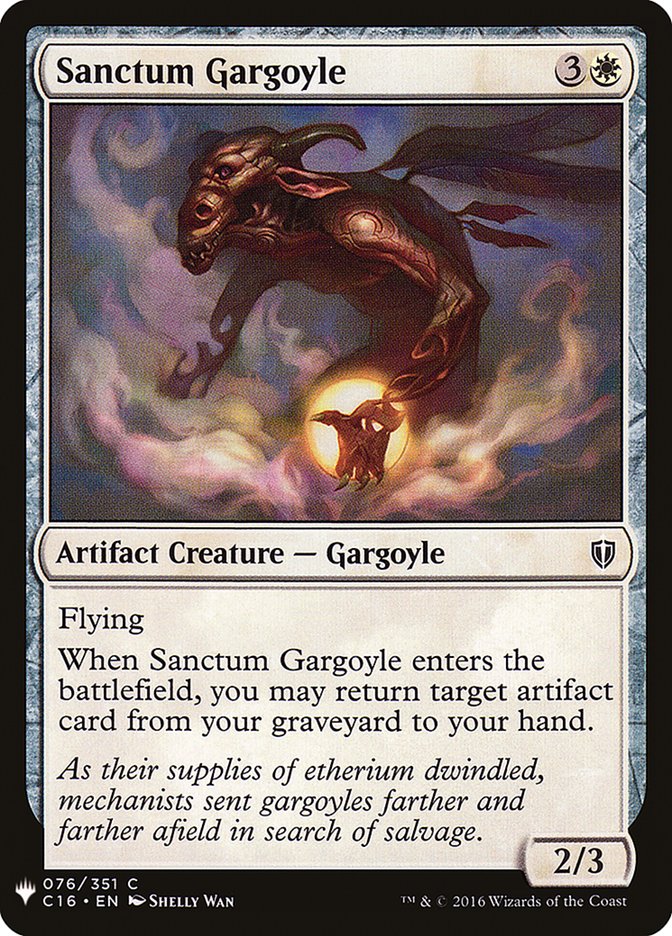 Sanctum Gargoyle [Mystery Booster] MTG Single Magic: The Gathering | Red Claw Gaming
