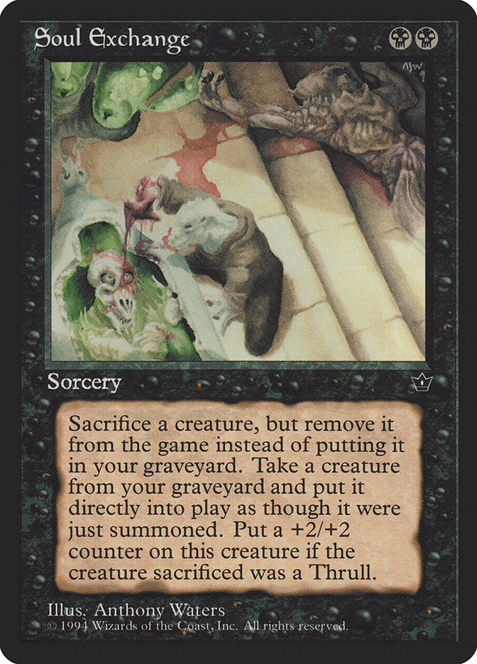 Soul Exchange [Fallen Empires] MTG Single Magic: The Gathering | Red Claw Gaming