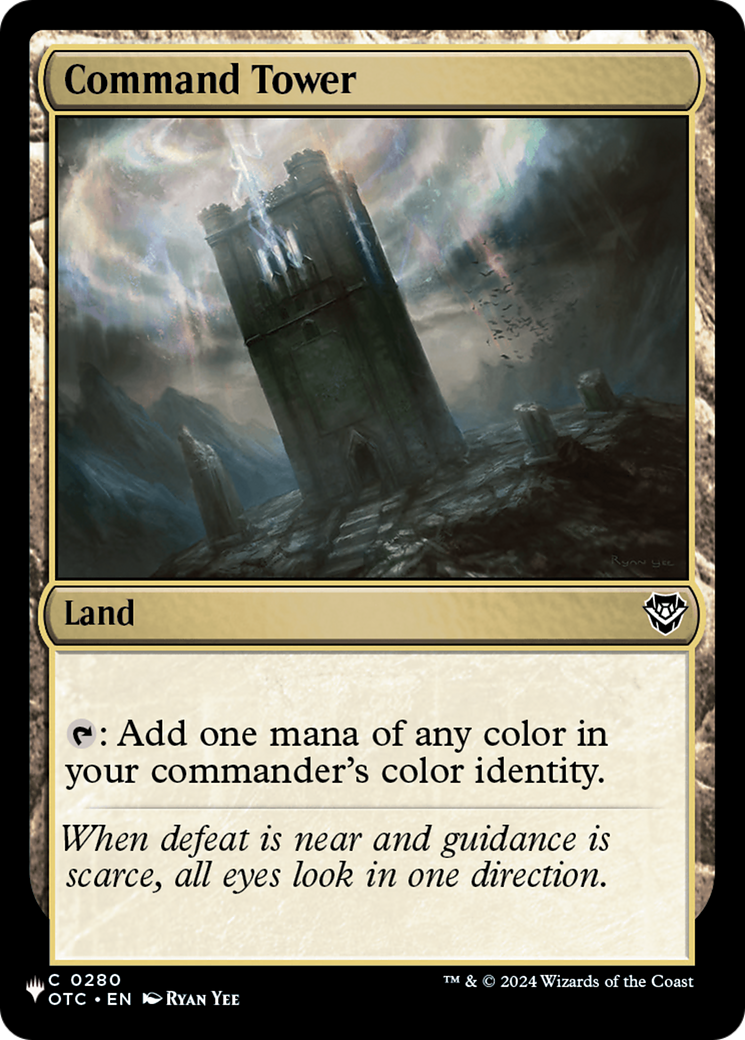 Command Tower (OTC) [The List] MTG Single Magic: The Gathering | Red Claw Gaming