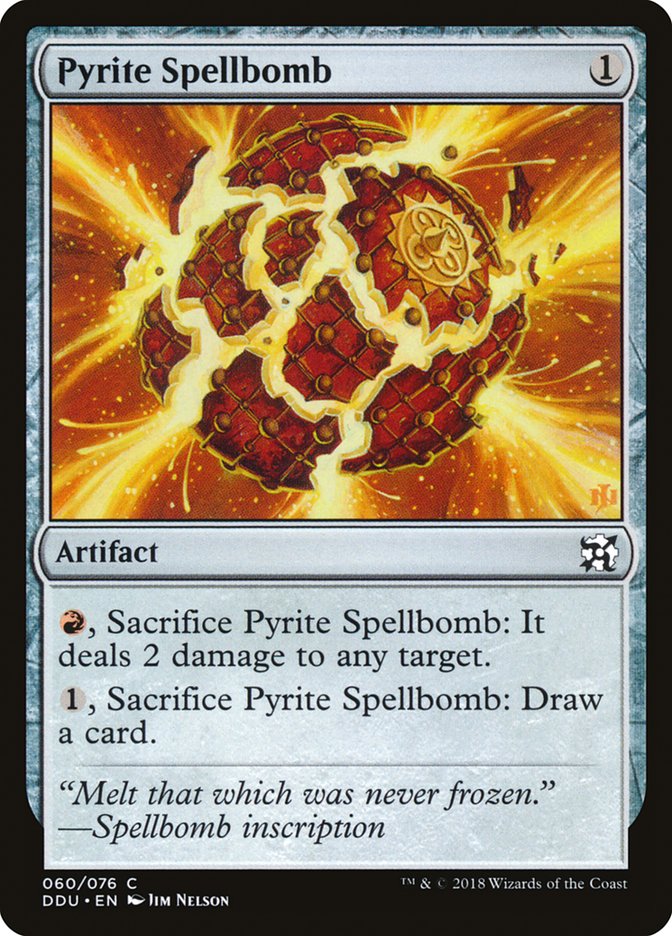 Pyrite Spellbomb [Duel Decks: Elves vs. Inventors] MTG Single Magic: The Gathering | Red Claw Gaming