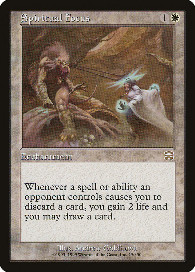 Spiritual Focus [Mercadian Masques] MTG Single Magic: The Gathering | Red Claw Gaming
