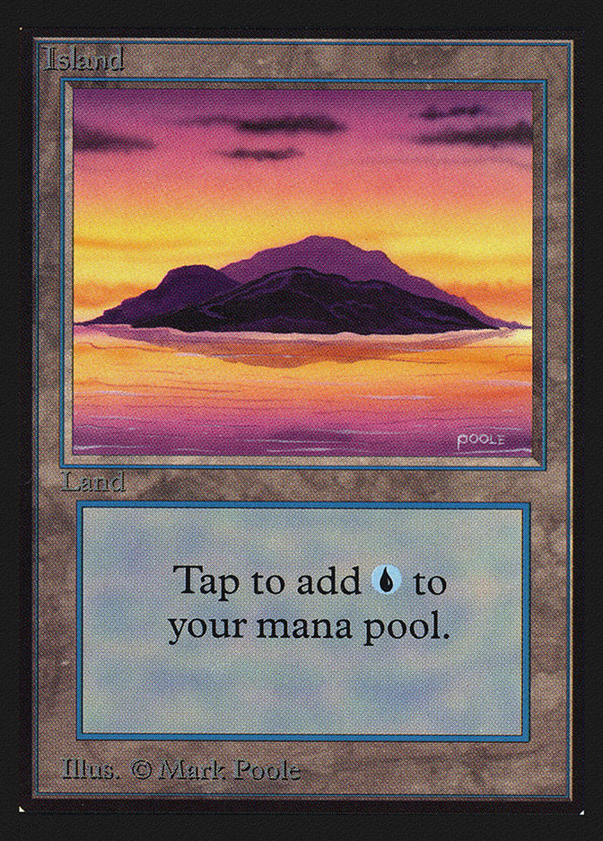 Island (Sunset / Signature on Right) [International Collectors' Edition] MTG Single Magic: The Gathering | Red Claw Gaming