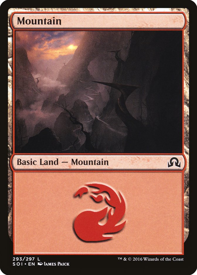 Mountain (293) [Shadows over Innistrad] MTG Single Magic: The Gathering | Red Claw Gaming