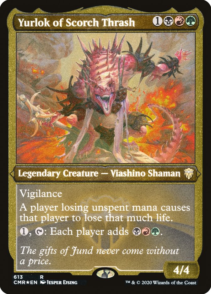 Yurlok of Scorch Thrash (Etched) [Commander Legends] MTG Single Magic: The Gathering | Red Claw Gaming