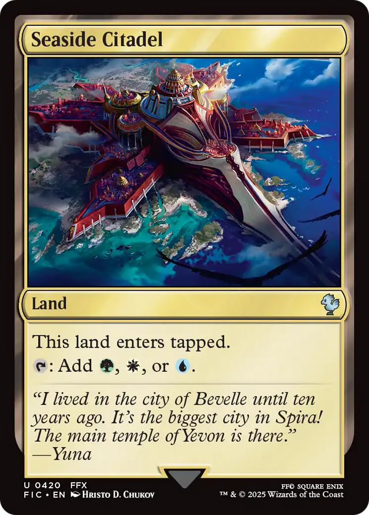 Seaside Citadel [FINAL FANTASY Commander] MTG Single Magic: The Gathering | Red Claw Gaming
