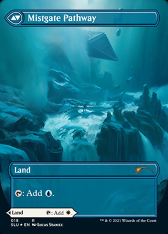 Hengegate Pathway // Mistgate Pathway (Borderless) [Secret Lair: Ultimate Edition 2] MTG Single Magic: The Gathering | Red Claw Gaming