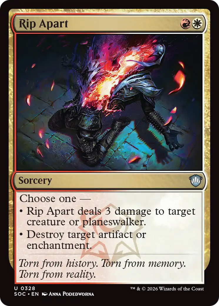 Rip Apart [Secrets of Strixhaven Commander] MTG Single Magic: The Gathering | Red Claw Gaming