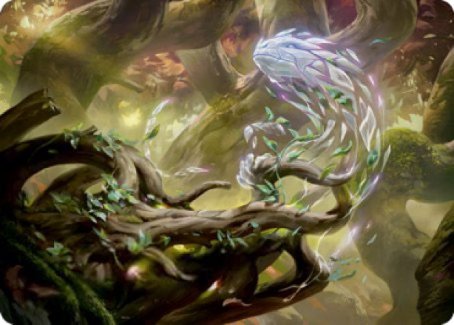 Emergent Sequence Art Card [Strixhaven: School of Mages Art Series] MTG Single Magic: The Gathering | Red Claw Gaming